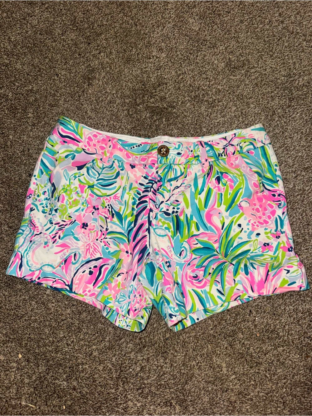 Lilly Pulitzer Multicolor Tropical Print Women's Shorts